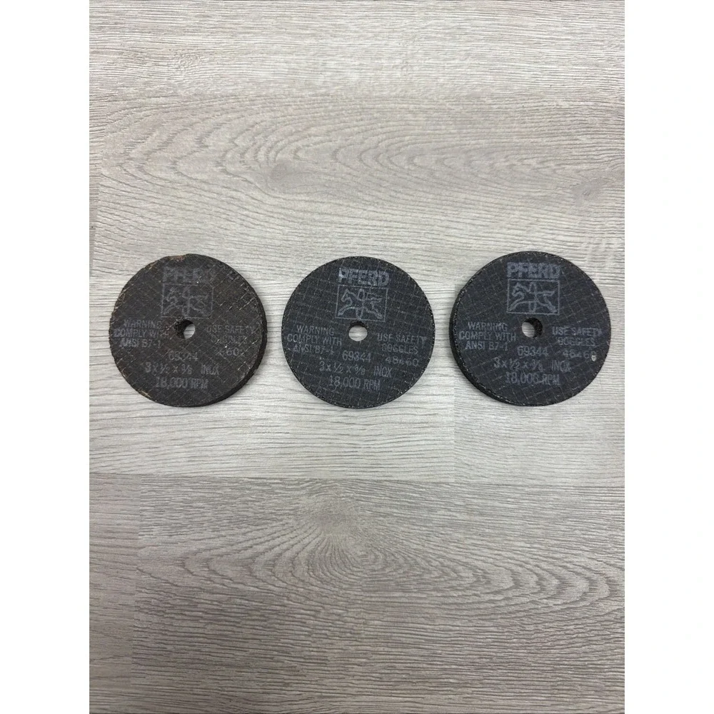 3 Pack PFERD Grinding Wheels 3